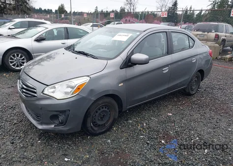 2017 Mitsubishi Mirage G4 Es из США, поврежденный, VIN ML32F3FJ1HHF06335